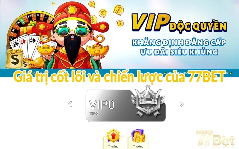 Sứ mệnh 77BET | Trải nghiệm cá cược hoàn hảo nhất 2 Giá trị cốt lõi và chiến lược của 77BET